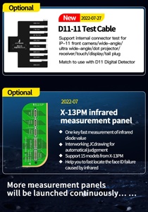Jcid เครื่องตรวจจับดิจิตอล JC-D11บลูทูธเชื่อมต่อสำหรับวัดบอร์ด PCB ข้อมูลซ่อมลัดวงจรแบบออนไลน์ด้วย - Product Image 3