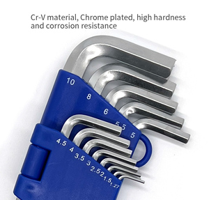 ชุดเครื่องมือประแจหกเหลี่ยมสแตนเลสสตีล3มม. หัวบอลหัวแหลมมาตรฐาน - Product Image 4