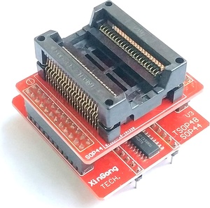 Hochwertiges V3 Adapter Socket Programmer Kit für TL866II Programmer TSOP48 SOP44 Nand Flash MCU Bios EPROM AVR Eprom