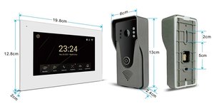 Videoportero para puerta multi timbre de edificio de apartamentos sistema de seguridad de puerta wifi, teléfono de puerta gsm inteligente - Product Image 2