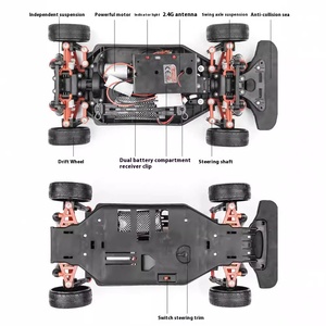 Yüksek hızlı 70KM RC dört tekerlekten çekiş oyuncak amortisör ile rekabetçi 1:10 Off-Road uzman seviye uzaktan kumanda Boys için - Product Image 3