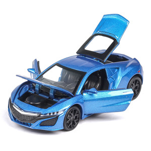 Diacst合金車モデル1:32音と光のプルバックを備えたAcura NSXは、装飾的な金属製の車モデルのおもちゃを飾りますModelo del coche - Product Image 1