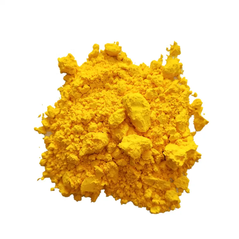 Fabricación al por mayor de óxido de hierro amarillo para hormigón/cemento/revestimiento/adoquín/cuero/pigmento inorgánico de color plástico