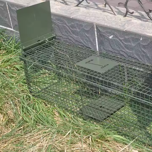 <strong>Humane</strong> Collapsible Live Catch <strong>Feral</strong> Cat Recovery Cage Traps with 2 Doors - Product Image 5