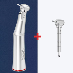 Contre-angle de croissance dentaire 1:5 rouge avec fibre optique pour micro-moteur électrique dentaire implant pièce à main dentaire - Product Image 1