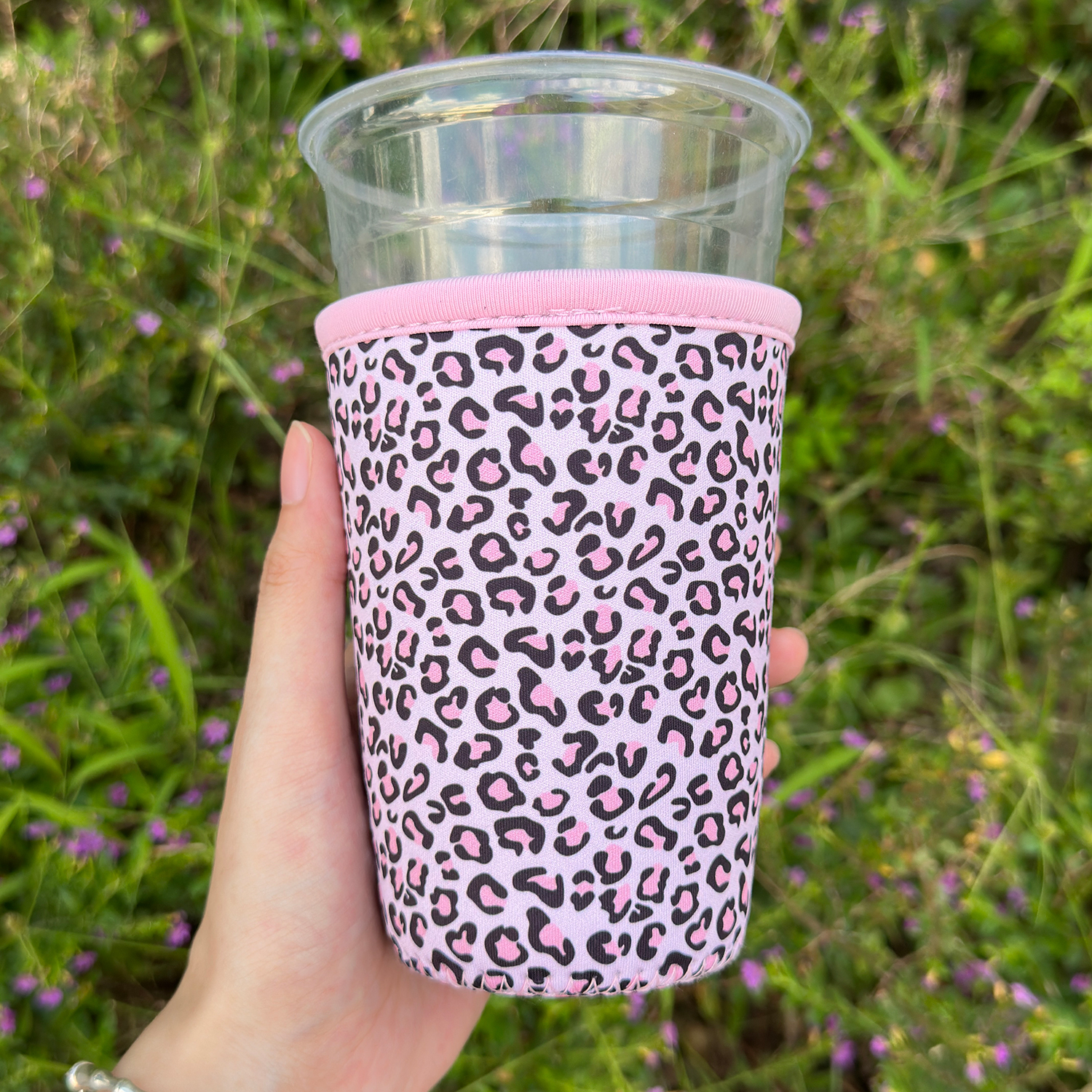 Pink leopard (22-24oz Medium)
