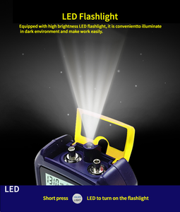 VINTOOL <span class=keywords><strong>Mini</strong></span> Fiber optik test cihazları VFL, el feneri Rj45 testi ile taşınabilir güç ölçer - Product Image 6