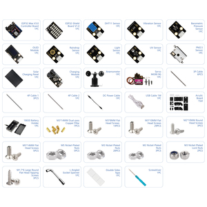 ESP32 per Arduino Kit per lo stelo formazione formazione IOT pannelli solari alimentato stazione meteorologica Kit di avviamento robotica Kit - Product Image 6