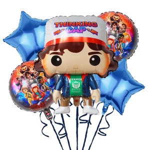 Hot Bán Cross-Biên Giới Nhôm Phim Bóng Thiết Lập Câu Chuyện Lạ Thiết Kế Với <span class=keywords><strong>Dustin</strong></span> & Người Đàn Ông Ăn Hoa Cho Đảng Trang Trí - Product Image 1