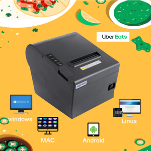 オートカッターサポート付き3インチサーマルプリンターPOSレシートプリンターUbereat、Doordash、Skip Dishes - Product Image 6