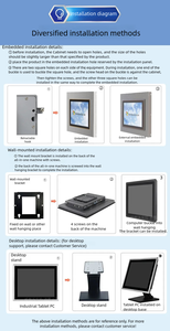 10.4 All-In-One 15 15.6 da 17 pollici pannello industriale PC impermeabile LED Touch Screen Monitor Intel Embedded Computer Android IP65