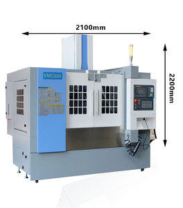 Centro de mecanizado CNC de 5 ejes VMC500 de alta precisión Fresadora CNC vertical de 5 ejes con marco de hierro fundido Fabricado en la fábrica de China - Product Image 4