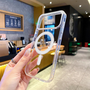 携帯電話ケースiPhone 17 Pro Max用磁気透明防爆TPU PC保護カバー - Product Image 2