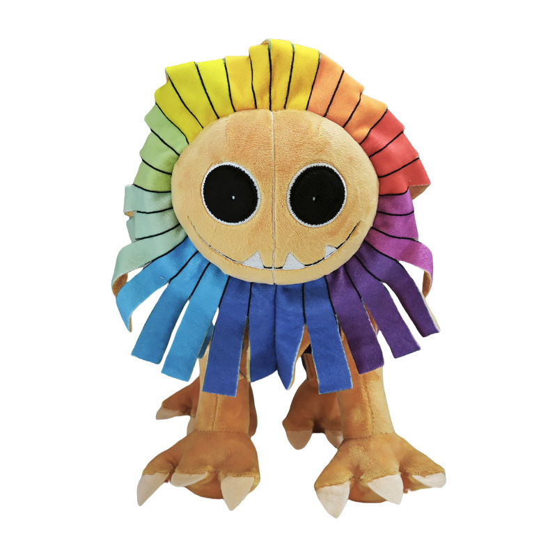 Yellow three-toothed hairy lion-350g-301627cm