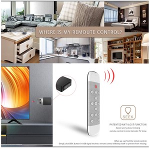 Drahtlose Anti-Lost-Fernbedienung mit IR-Lern funktion für Smart TV