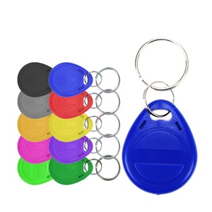 Sıcak satış 13.56MHz <span class=keywords><strong>ISO</strong></span> 14443A HF erişim kontrol etiketi RFID Keyfob NFC anahtarlık etiketleri