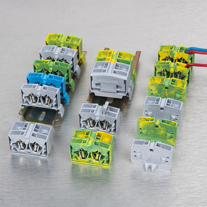 Compact Design Two-Conductor <strong>Spring</strong> <strong>Terminal</strong> <strong>Block</strong> Cage Termination Clamp for Efficient <strong>Connections</strong> - Product Image 1