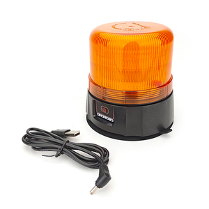 Wetech נייד LED מנורת משואה חירום אלחוטית נטענת מהבהבת ענבר נורית אזהרה מסתובבת עם בסיס מגנטי - Product Image 3