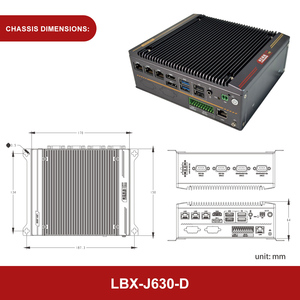 Core I7インダストリアルコンピュータおよびアクセサリ組み込みIntel Cpu Box Linux Mini Pc - Product Image 5