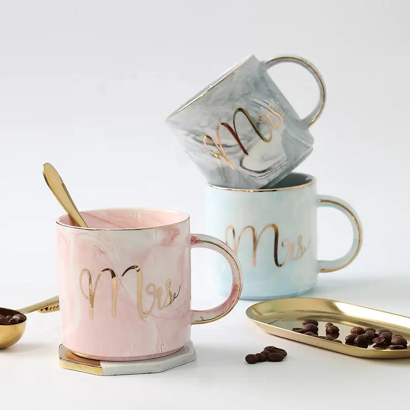 Оптовая продажа керамических фарфоровых кофейных чашек или кружек из натурального камня