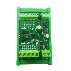 Módulo colector de corriente de entrada analógica 8-24CH 4-20MA a RS485, placa MODBUS RTU para Sensor de presión de termopar PT100 K DC 12 24V - Product Image 1
