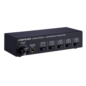 PACKBOX <strong>2</strong> in 4 Out Power Amplifier Sound Switcher Speaker <strong>Switch</strong> Distributor Headphone <strong>Output</strong> Lossless - Product Image 1