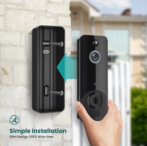 Campanello video senza fili wifi citofono HD video motion app avvisa senza fili smart ring porta camera - Product Image 6