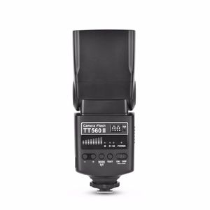 Godox相机闪光灯TT560II GN38内置无线传输，带黑色闪光包，适用于所有DSLR相机 - Product Image 1