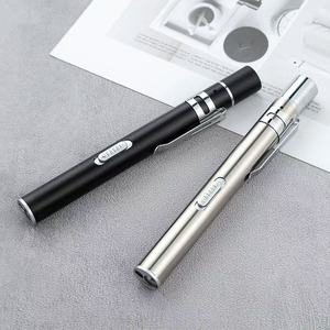 2-in-1多機能USB充電式ポケットペンライトトーチLED白と黄色看護師と医師のための防水 - Product Image 2