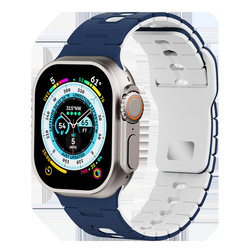 Midnight blue + white-Only strap