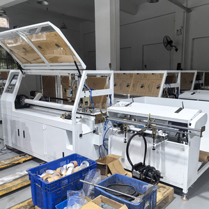 Voll automatische kleine CNC-Papier kerns chneide maschine Automatisches Laden Entladen des runden Messer kreises mit einer einzigen Klinge - Product Image 1