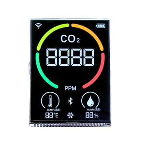 Kunden spezifische Dimension Mono White Hintergrund Positiv 7 Segment LCD-Bildschirm modul - Product Image 2
