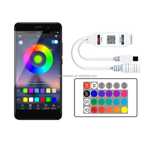 Mini RGB LED Controller Smart App 24Key Fernbedienung DC zu 4Pin Anschluss 5-24V 6A Controller Für RGB LED Strip Lights - Product Image 1