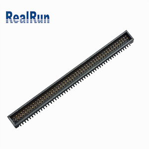 Çift sıra SMD 2x50PIN 100P DC3 başlık 1.00MM Pitch erkek soket düz IDC kutusu PCB konektörü başlıkları ve tel konutlar için - Product Image 3