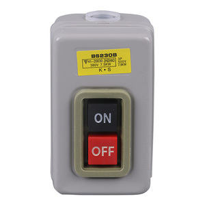 BS216B 230B 211B AC 220V/380Vオン/オフスタートストップスイッチ三相モータースタートコントロールボタンスイッチ - Product Image 6