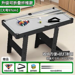 Mini 6ft hồ bơi bàn 3-in-1 có thể gập lại nhà bàn bi-a với bóng bàn & Hockey không khí len đệm chất liệu - Product Image 6
