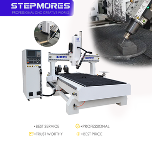 Enrutador Cnc de talla de madera, enrutador Cnc de 5 ejes 1325, carpintería con mesa giratoria de husillo oscilante, controlador de función RTCP de 5 ejes - Product Image 4