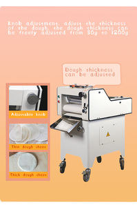 不锈钢面包面团滚压成型机面包吐司成型机长棍面包成型机 - Product Image 6