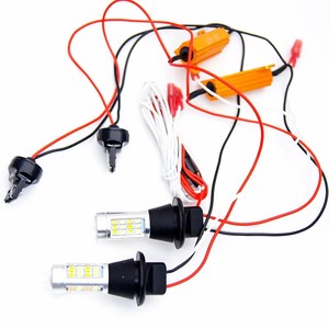 A80 สีคู่ LED ไฟเลี้ยว 2835 42SMD ไฟย้อนกลับ DRL สีขาวสีเหลือง T20 1156 7440 3156 หลอดไฟ LED สวิทช์ DC 12V - Product Image 5