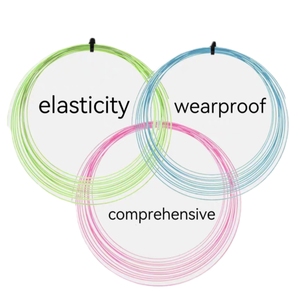 Badminton <strong>String</strong> 0.68mm Boasting <strong>Excellent</strong> Elasticity and Strength,boosts Game Performance to a New Level.