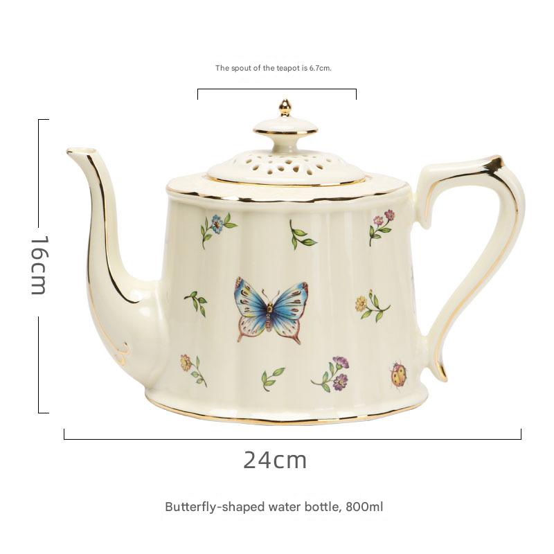 White Butterfly water bottle
