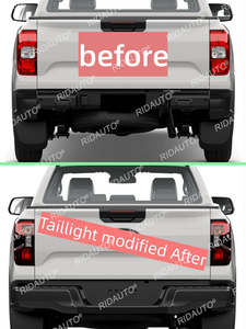 หลอดฮาโลเจน LED สำหรับไฟท้ายสีดำรมควัน,ไฟหยุดด้านหลังสำหรับ Ford Ranger ปี2022ออสเตรเลียอัปเกรด T9 2023ของตกแต่ง - Product Image 5