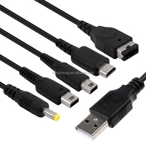 ニンテンドー用1.2m3.9ft 5 in 1 USB充電ケーブルNew 3DS XL/LL 3DS 2DSi 2DS XL/LL GBA SP PSP 1000/2000/3000 - Product Image 6