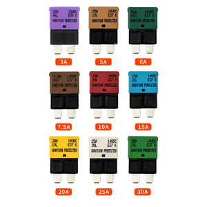 Reset Low Profile ATC/ATO <strong>Circuit</strong> <strong>Breaker</strong> 5A 10A 15A 20A 25A 30A, 14V DC <strong>Circuit</strong> <strong>Breakers</strong> E37 Auto (T1) - Product Image 2