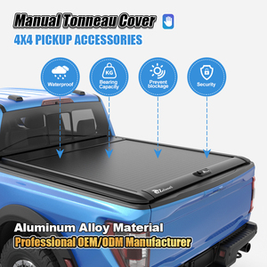 Zolionwilロールアップトランクマニュアルピックアップ格納式TonneauカバーAMAROKショートベッド用 - Product Image 2