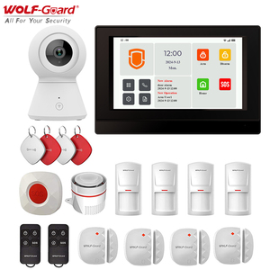 Wolf-Guard Touch-Display WiFi 4G GSM SMS Wireless Home Intruder Sicherheits alarmsystem 7-Zoll-Vollfarb-IOS/Android - Product Image 2