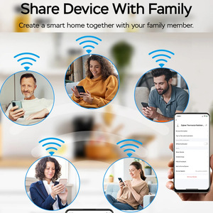 Smart life zigbee termostato trv valvola del radiatore attuatore regolatore di temperatura automatico programmabile lcd per alexa google home - Product Image 3
