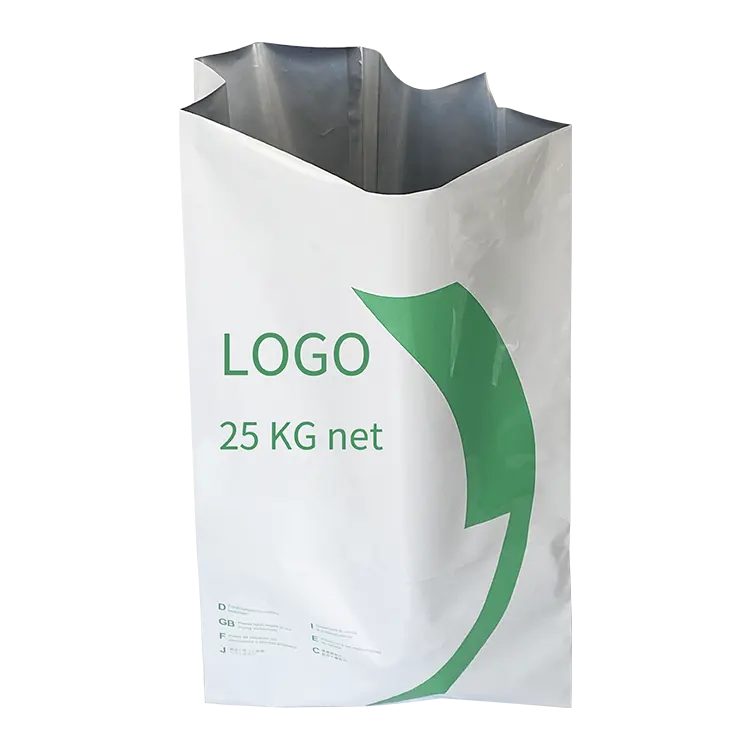 कस्टम मुद्रण 25KG इंजीनियरिंग प्लास्टिक कण एल्यूमीनियम पन्नी गर्मी सील वैक्यूम एल्यूमीनियम पन्नी बैग