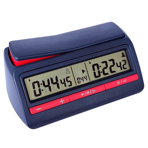 Schach Digital Memory Function Clock Profession elle Holz schach Timer Count Up Down Clock Spiel Mit Aufbewahrung tasche - Product Image 5
