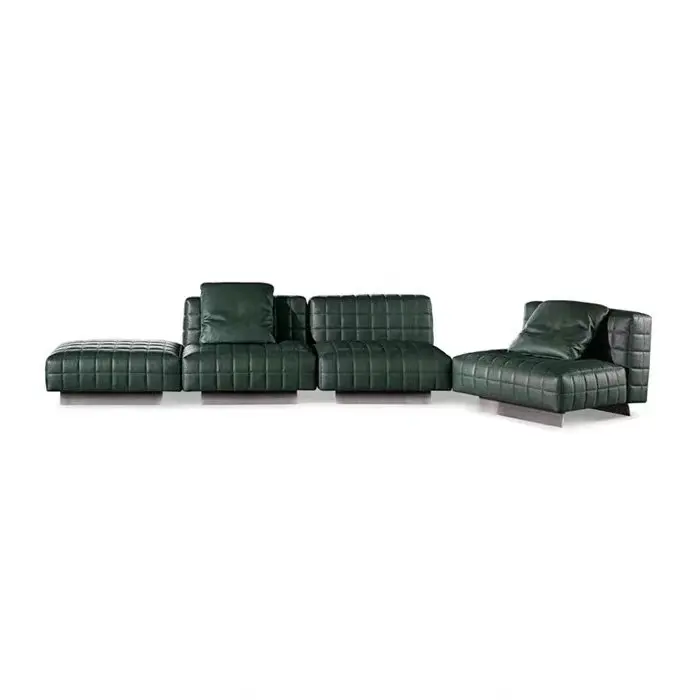 Salon de style européen canapé modulaire à siège bas ensemble de canapés matelas pouf arabe combinaison de sièges au sol